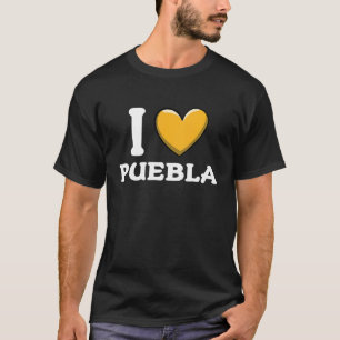 T-shirt I Love Puebla Mexico 5