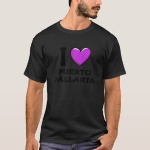 T-shirt I Love Puerto Vallarta Mexico 3