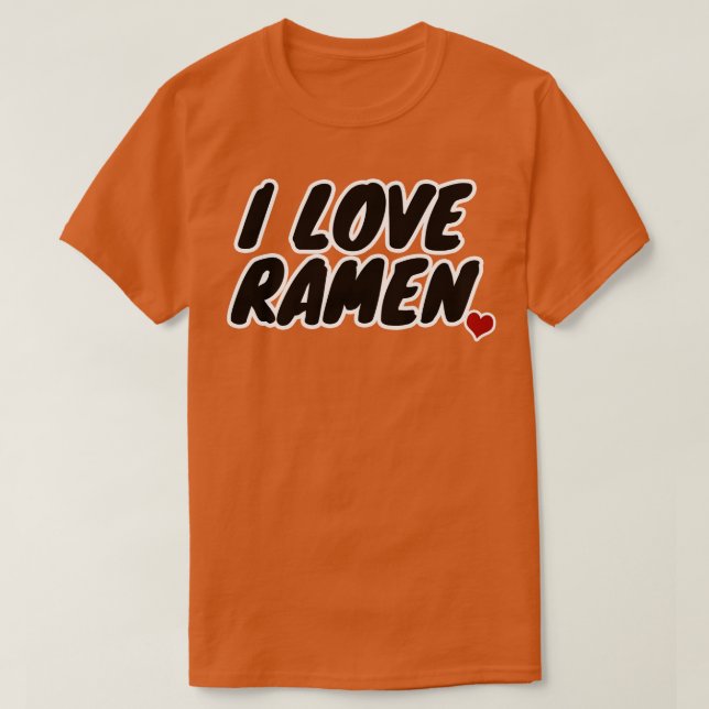 T-shirt I Love Ramen (Design devant)
