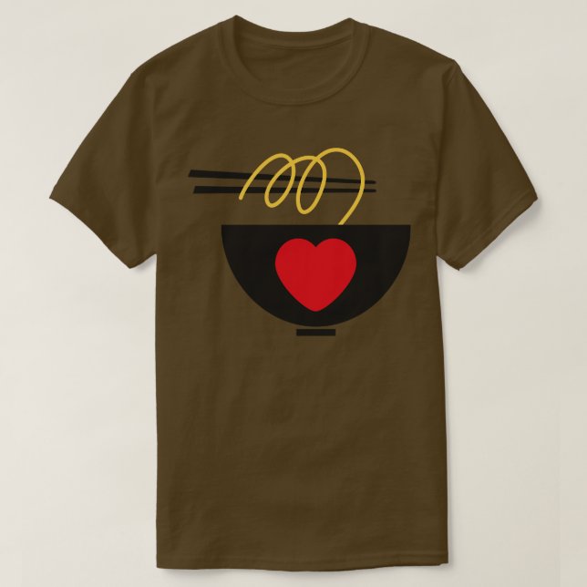 T-shirt I Love Ramen (Design devant)
