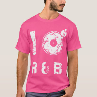 T-shirt I Love Rb Music Gift - Rb Lovers Cadeau Idée Desig