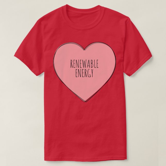 T-shirt I Love Renewable Energy 9 (Design devant)