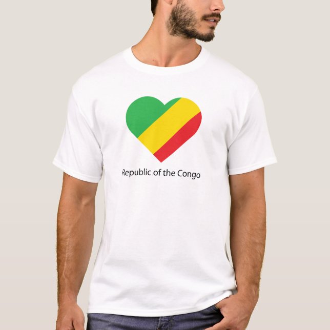 T-shirt I Love Republic of the Congo (Devant)