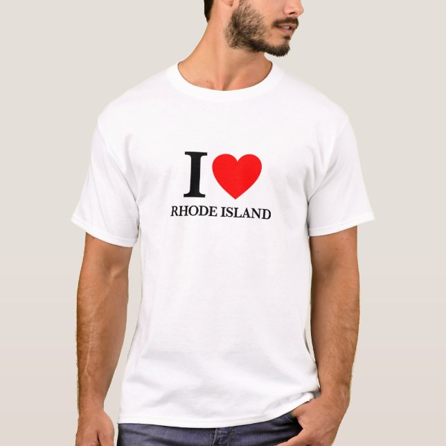 T-shirt I Love Rhode Island (Devant)