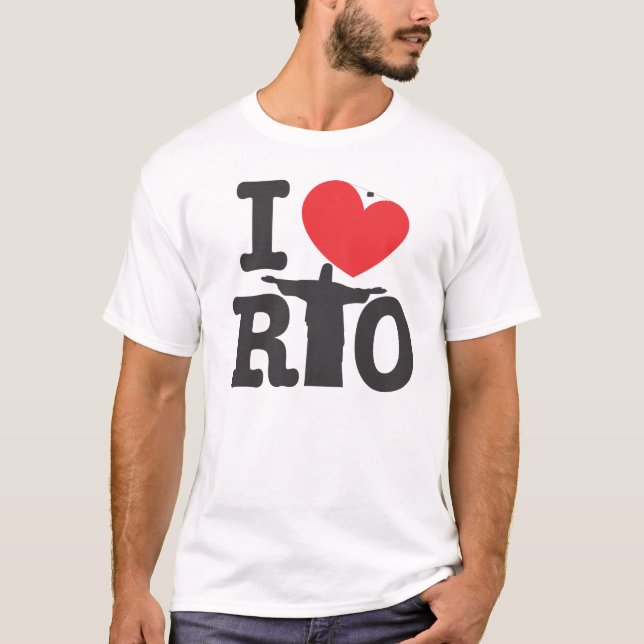 T-shirt I love Rio (Devant)