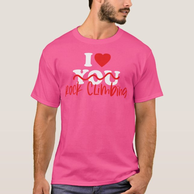 T-shirt I Love Rock Escalade (Devant)