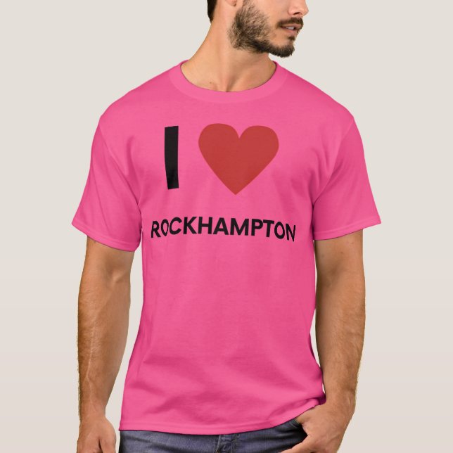 T-shirt I Love Rockhampton (Devant)