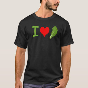 T-shirt I Love Romaine Lettuce Vegan