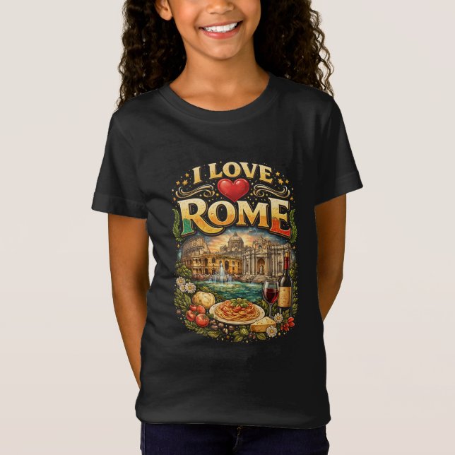 T-Shirt I Love Rome (Devant)