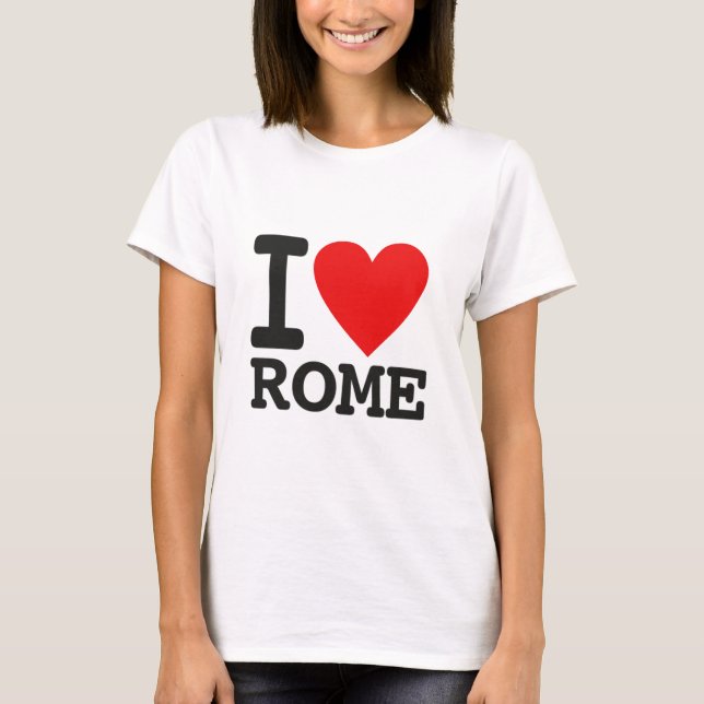 T-shirt I love Rome (Devant)