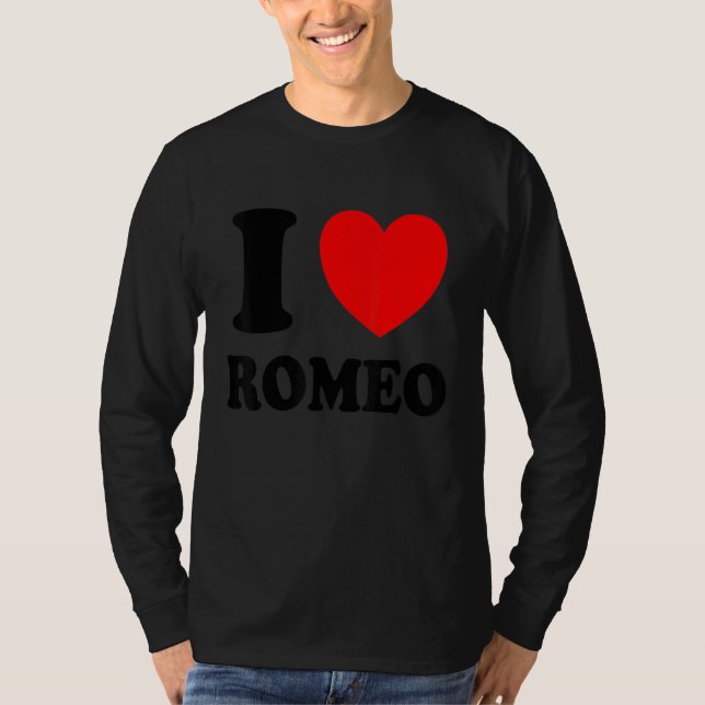 T-shirt I Love Romeo (Devant)