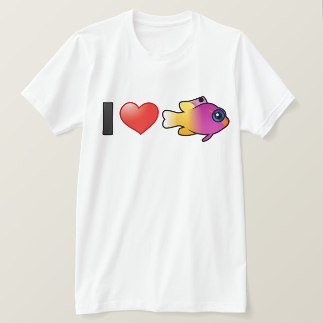 T-shirt I Love Royal Gramma (Design devant)