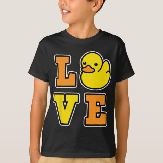 T-shirt I Love Rubber Ducks for Duck love Hommes et Femmes