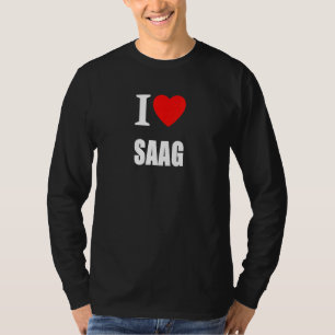 T-shirt I Love Saag Indian Curry