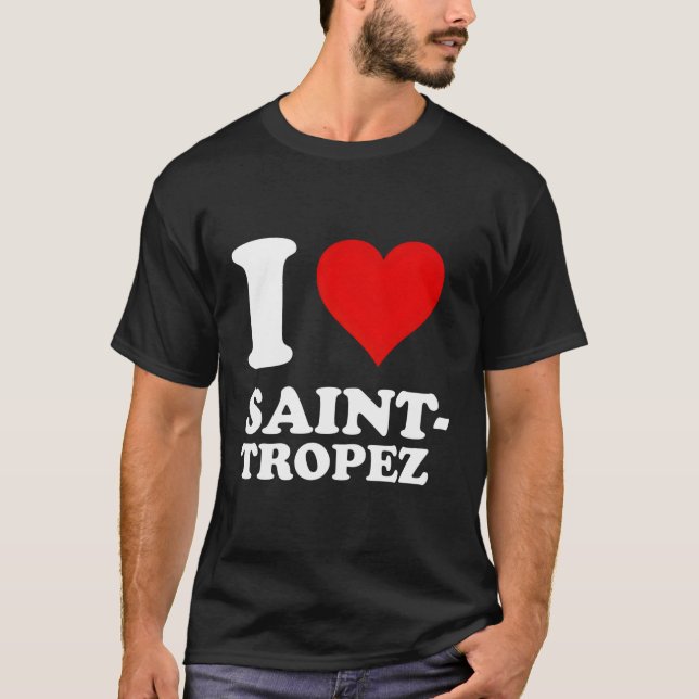 T-shirt I Love Saint-Tropez (Devant)