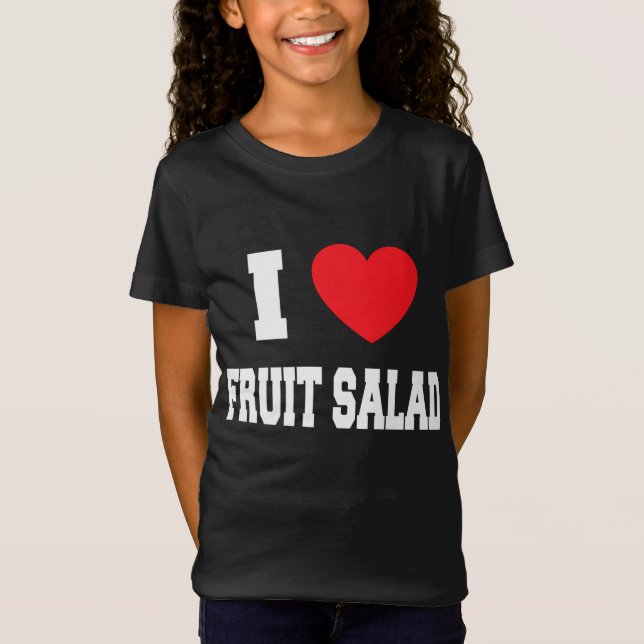 T-Shirt I Love salade de fruits (Devant)