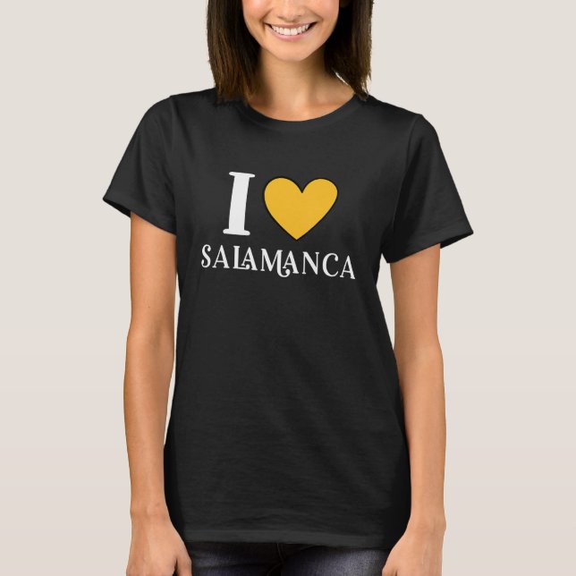 T-shirt I Love Salamanca Spain (Devant)