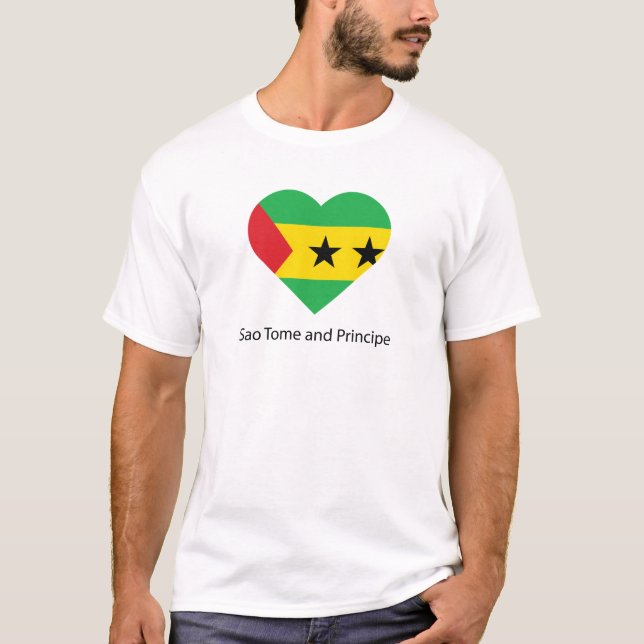 T-shirt I Love Sao Tome et Princeipe (Devant)