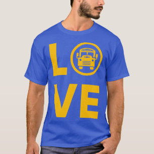 T-shirt I Love School Bus