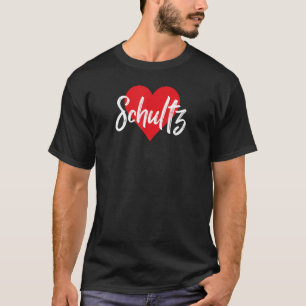 T-shirt I Love Schultz Prénom I Heart Nom