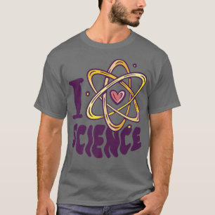 T-shirt I Love Science l Enseignante Étudiante Femmes Scie