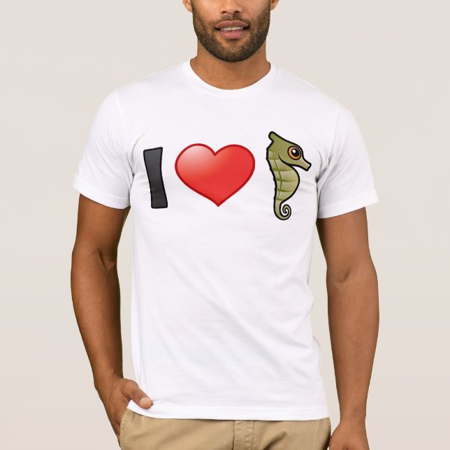T-shirt I Love Seahors (Devant)