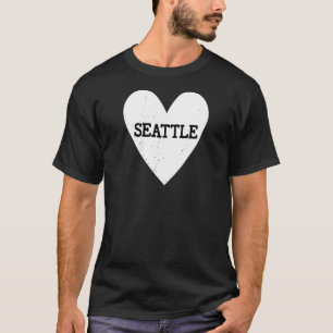 T-shirt I Love Seattle Washington Tourist Wa Traveler Keep