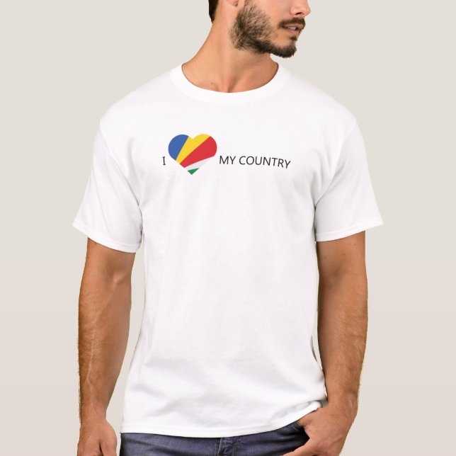T-shirt I Love Seychelles (Devant)