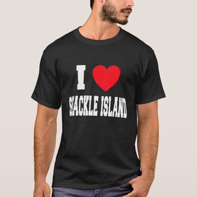 T-shirt I Love Shackle Island (Devant)
