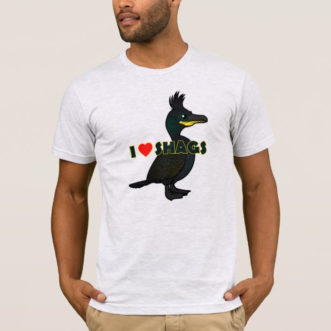 T-shirt I Love Shags (Devant)