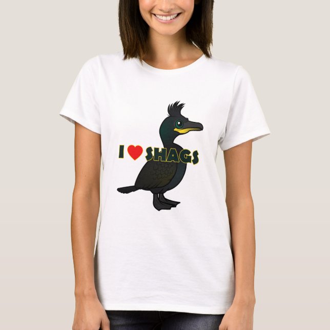 T-shirt I Love Shags (Devant)