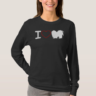 T-shirt I Love Shih Tzu Chien I Love Heart