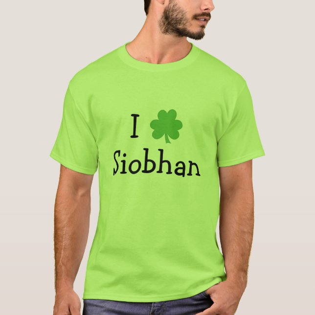 T-shirt I Love Siobhan (Devant)