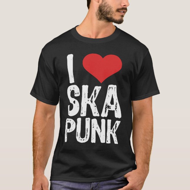 T-shirt I Love Ska Punk (Devant)