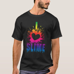 T-shirt I Love Slime Girls Slime Making Anniversaire Idée