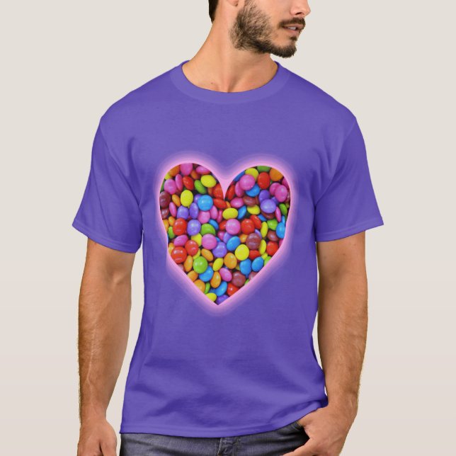 T-shirt I love Smarties family (Devant)