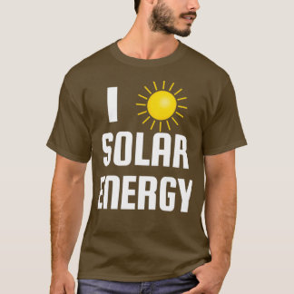 T-shirt I Love solaire énergie 2