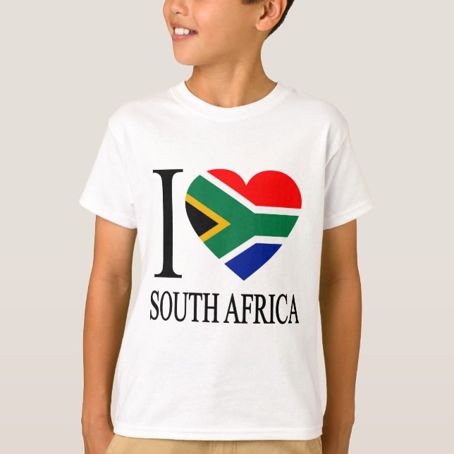 T-shirt I Love South Africa (Devant)