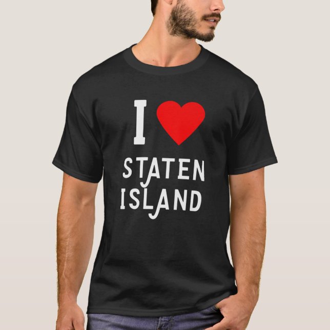 T-shirt I Love Staten Island (Devant)