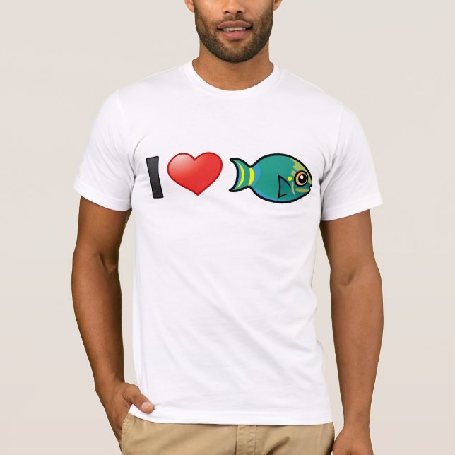 T-shirt I Love Stoplight Parrotfish (Devant)