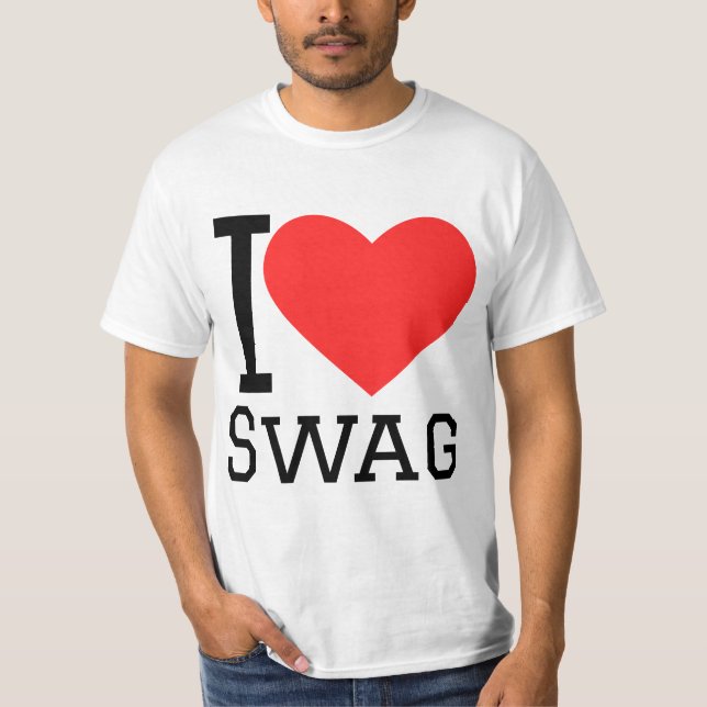T-shirt I love swag (Devant)