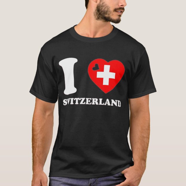 T-SHIRT I LOVE SWITZERLAND (Devant)