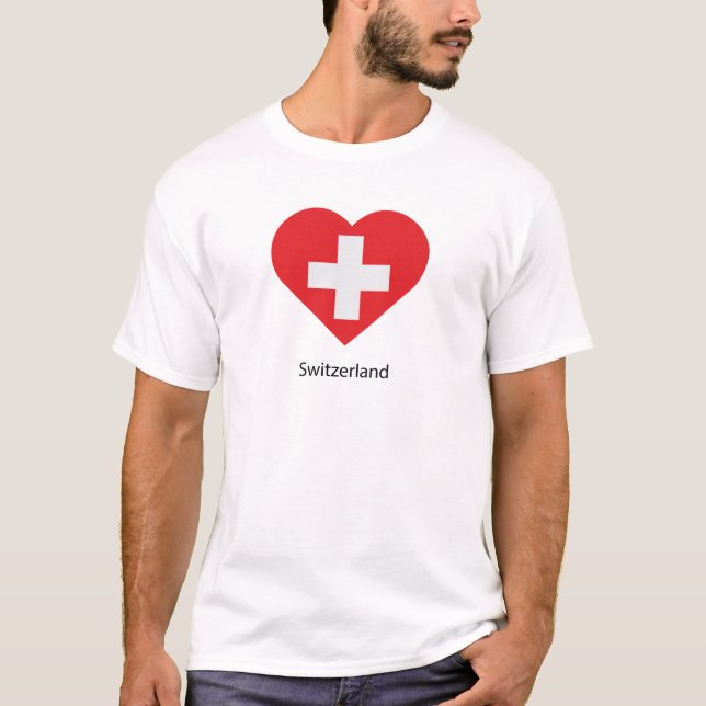 T-shirt I Love Switzerland (Devant)