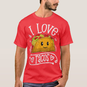 T-shirt I Love Tacos Cinco De Mayo Taco Lover 4840