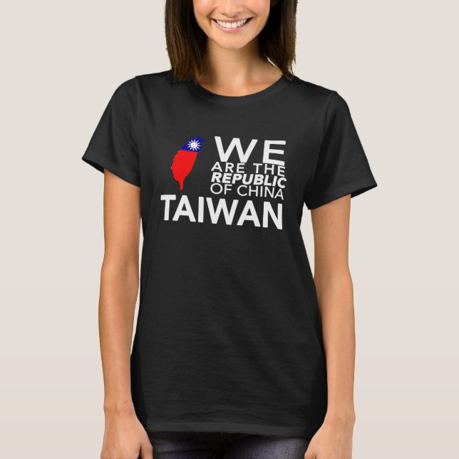 T-shirt I Love Taiwan Flag Taiwanese Taiwan Pride ROC Taip (Devant)