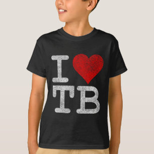 T-shirt I Love Tampa Bay I Heart Tb Floride Football