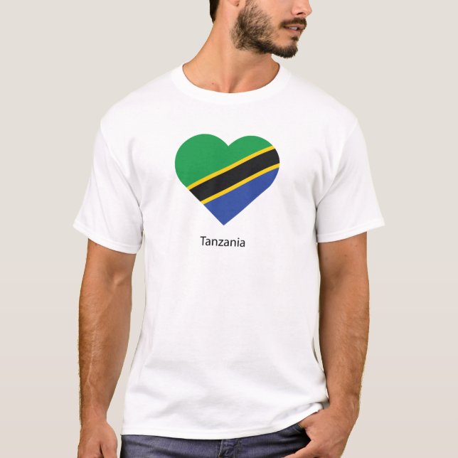 T-shirt I Love Tanzania (Devant)