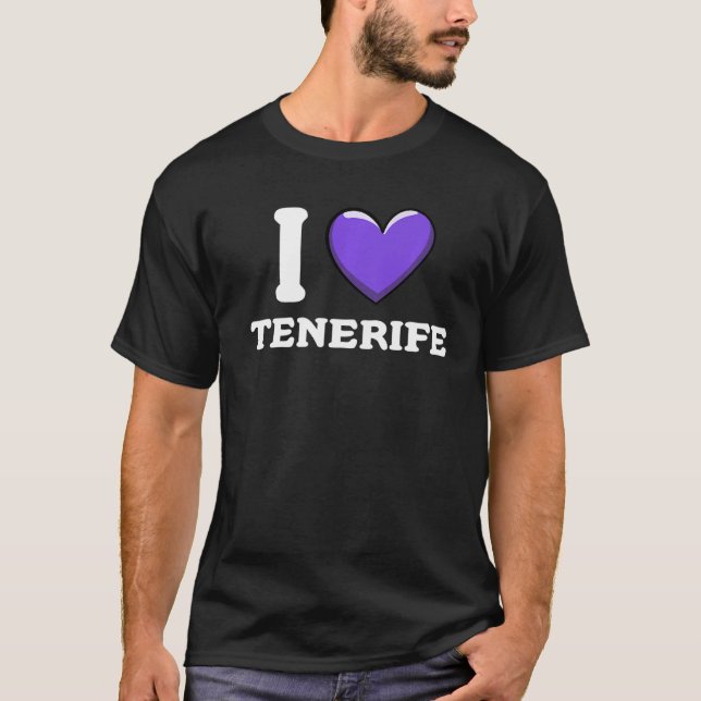 T-shirt I Love Tenerife Espagne Premium (Devant)