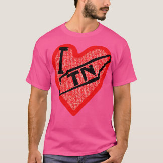 T-shirt I Love Tennessee I Heart TN