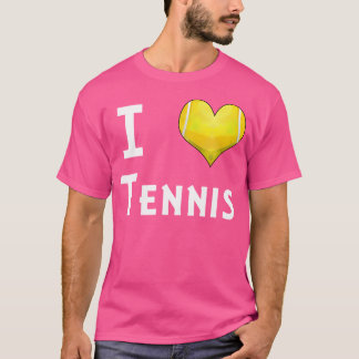 T-shirt I Love Tennis Heart Tennis